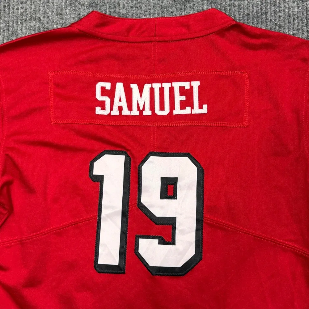 Nike Kids San Francisco 49ers Deebo Samuel 19 Red 75th Anniversary Jersey XL